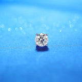 Replacement (single) 0.5 Lab Grown Diamond Earring in 14k White Gold