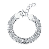 Luxury Men's Pure Sterling Silver 67g Cuban Bracelet