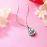 Infinity 1ct Moissanite Diamond Pendant Necklace