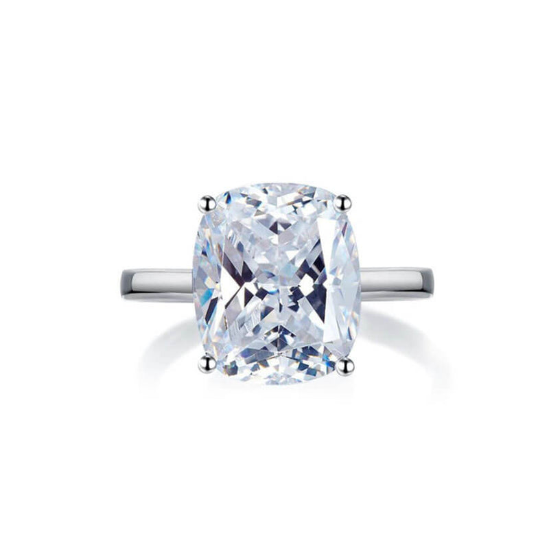 Cushion Cut 6 Carat Solitaire Luxury Ring