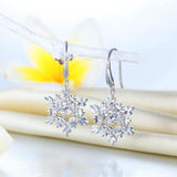 Swaying Stone, Earring, White Sapphire, jewelry, cheap jewelry, DBEJewels