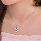 Swaying Stone | Bezeled Studded Light Bulb Necklace
