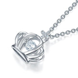 Swaying Stone, Necklace, cheap Jewelry, White Sapphire Stone, DBEJewels