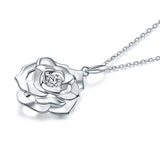 Swaying Stone | 4(mm) Rose Cut Pendant Necklace