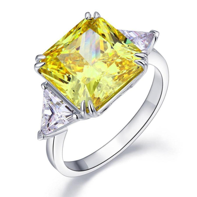 Engagement Ring, Yellow Diamond, Discount Ring, diamond, jewelry, DBEJewels