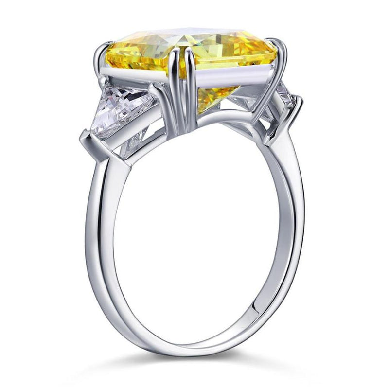 Engagement Ring, Yellow Diamond, Discount Ring, diamond, jewelry, DBEJewels