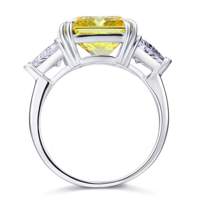 Engagement Ring, Yellow Diamond, Discount Ring, diamond, jewelry, DBEJewels