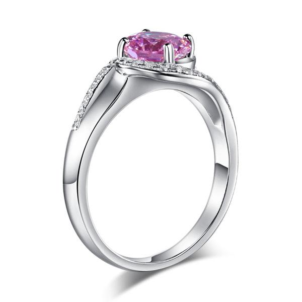 Pink, Simple, Ring, DBE Jewels, Nice, Bling, Jewelry, Carats, Sterling Silver, 925