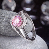 Pink, Simple, Ring, DBE Jewels, Nice, Bling, Jewelry, Carats, Sterling Silver, 925