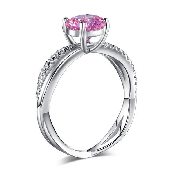 Engagement Ring, White Sapphire Ring, Discount Ring, diamond, jewelry, DBEJewels