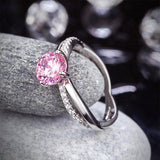 Engagement Ring, White Sapphire Ring, Discount Ring, diamond, jewelry, DBEJewels