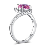 Pink, Simple, Ring, DBE Jewels, Nice, Bling, Jewelry, Carats, Sterling Silver, 925
