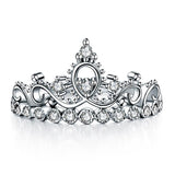 Promise ring, Statement, crown, fashion ring, nice, cute, studded, embedded, royal