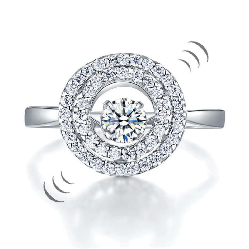 Engagement Ring, White Sapphire Ring, Discount Ring, diamond, jewelry