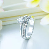 Engagement Ring, White Sapphire Ring, Discount Ring, diamond, jewelry, promise ring, dbejewels, cheap jewelry, costume jewelry, cheap jewelry, faux diamond, affordable diamond, sterling silver, jewelry, charm bracelets, kids jewelry, cheap women accessories, fashion jewelry, cocktail ring, Statement Ring