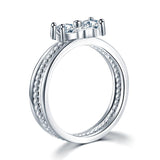 Engagement Ring, White Sapphire Ring, Discount Ring, diamond, jewelry, promise ring, dbejewels, cheap jewelry, costume jewelry, cheap jewelry, faux diamond, affordable diamond, sterling silver, jewelry, charm bracelets, kids jewelry, cheap women accessories, fashion jewelry, cocktail ring, Statement Ring