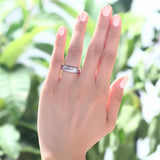 Engagement Ring, White Sapphire Ring, Discount Ring, diamond, jewelry, DBEJewels