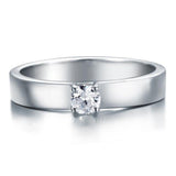 Classic .25 Carat Prong Set Band Ring