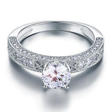 Engagement Ring, White Sapphire Ring, Discount Ring, diamond, jewelry, promise ring, dbejewels, cheap jewelry, costume jewelry, cheap jewelry, faux diamond, affordable diamond, sterling silver, jewelry, charm bracelets, kids jewelry, cheap women accessories, fashion jewelry, cocktail ring, Statement Ring, dangle earrings, bridal necklace