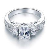 Engagement Ring, White Sapphire Ring, Discount Ring, diamond, jewelry, DBEJewels