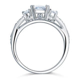 Engagement Ring, White Sapphire Ring, Discount Ring, diamond, jewelry, DBEJewels