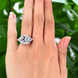 Engagement Ring, White  Diamond, Discount Ring, diamond, jewelry, DBEJewels