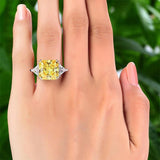 Engagement Ring, Yellow Diamond, Discount Ring, diamond, jewelry, DBEJewels