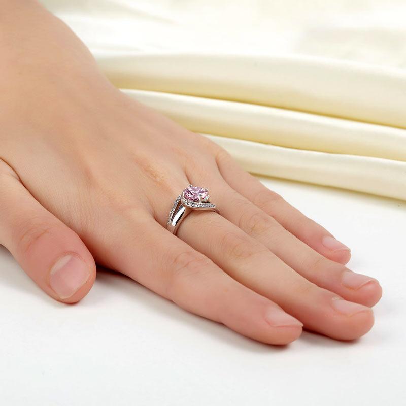 Pink, Simple, Ring, DBE Jewels, Nice, Bling, Jewelry, Carats, Sterling Silver, 925