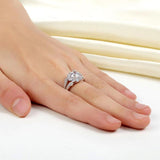 Engagement Ring, White Sapphire Ring, Discount Ring, diamond, jewelry