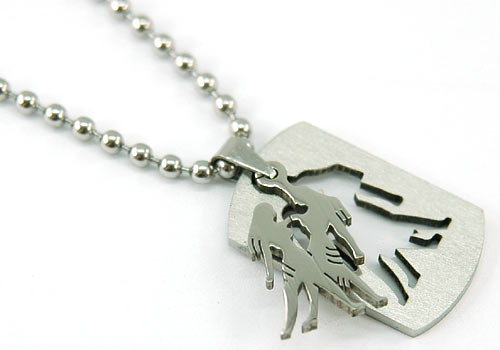 Gemini Zodiac Sign Pendant Necklace