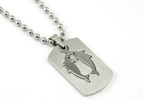 Pisces Mens Pendant Necklace